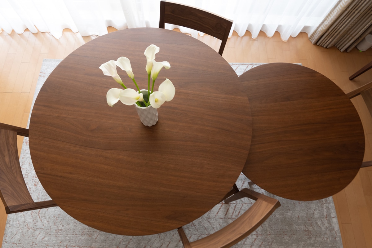 ホワイトオークのダイニングコーディネート