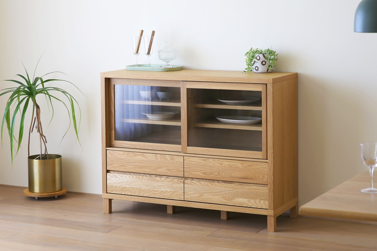 高野木工　CANO 115ローカップボード　オーク CANO 115ローカップボード オーク