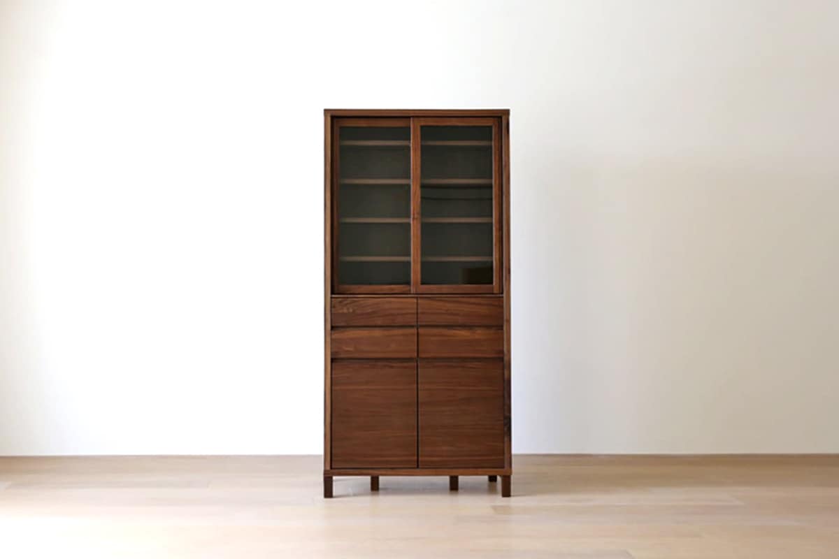 TAKANO/高野木工　CANO/カノ　85カップボード　ウォールナット CANO 85トールカップボード ウォルナット