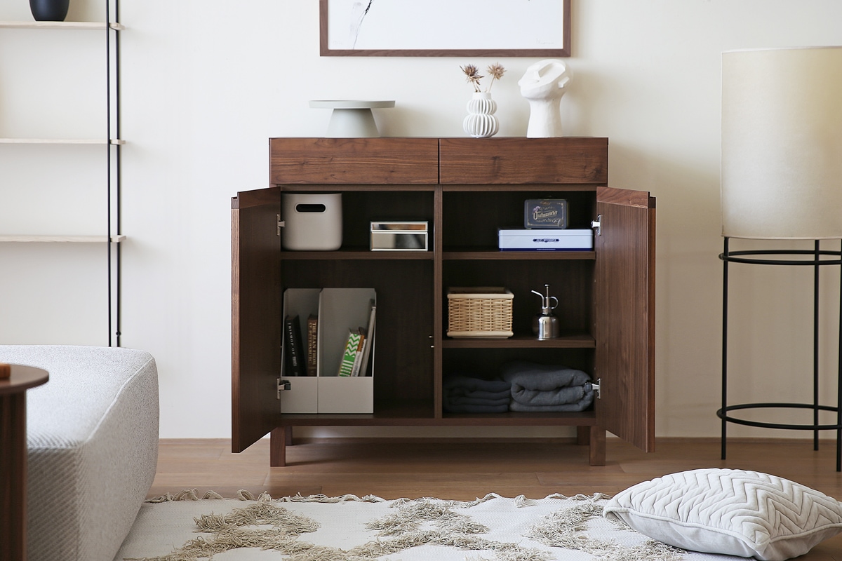 LECCE 90キャビネット ウォルナット