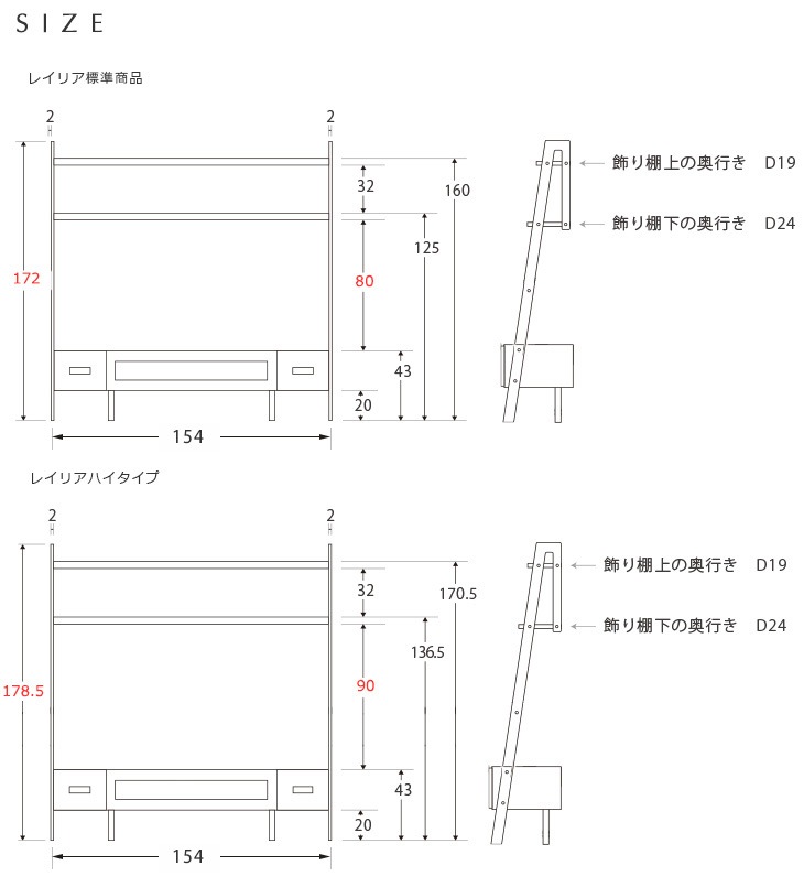 サイズ表