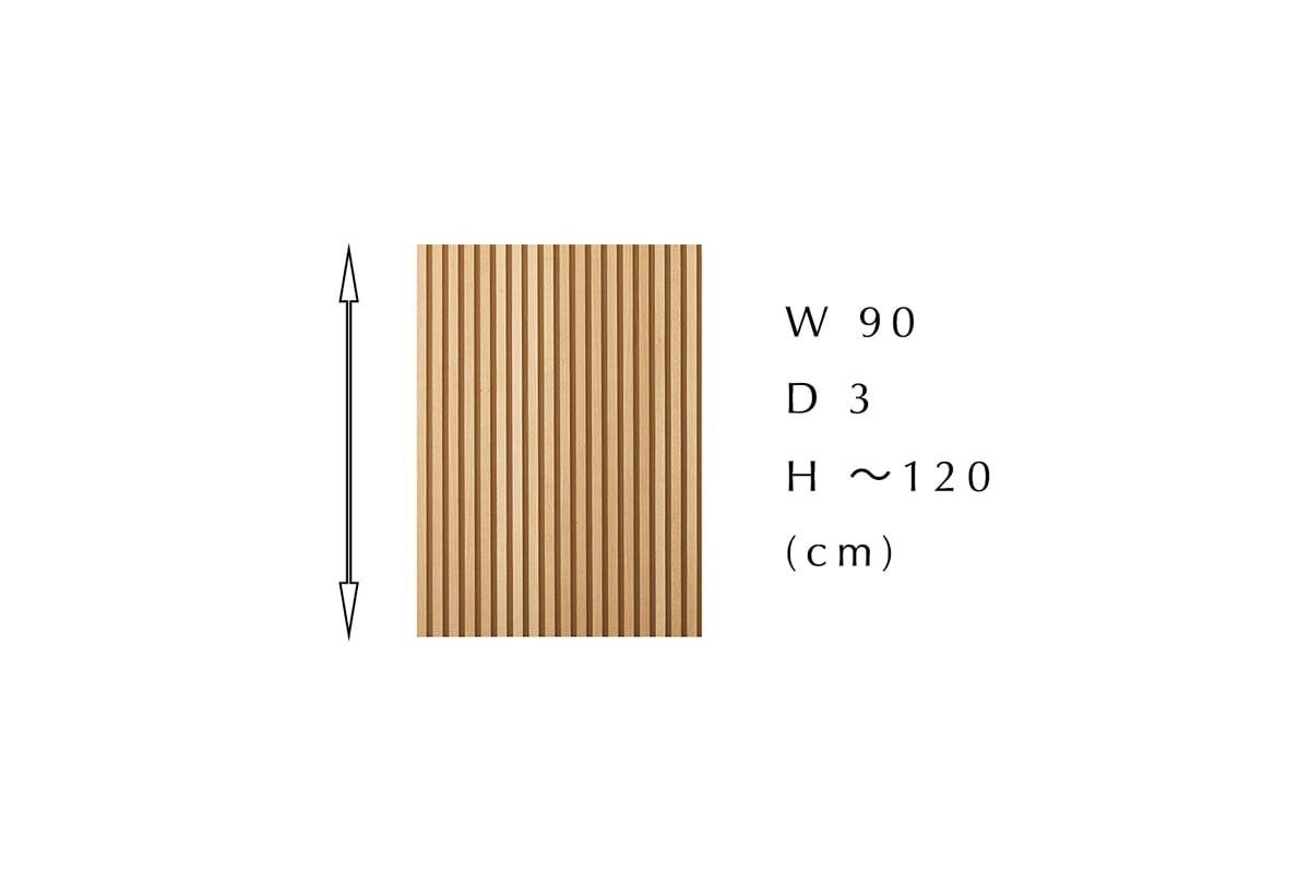 WOOD RIB PANEL ウッドリブパネル デラックスタイプ オーダーパネル