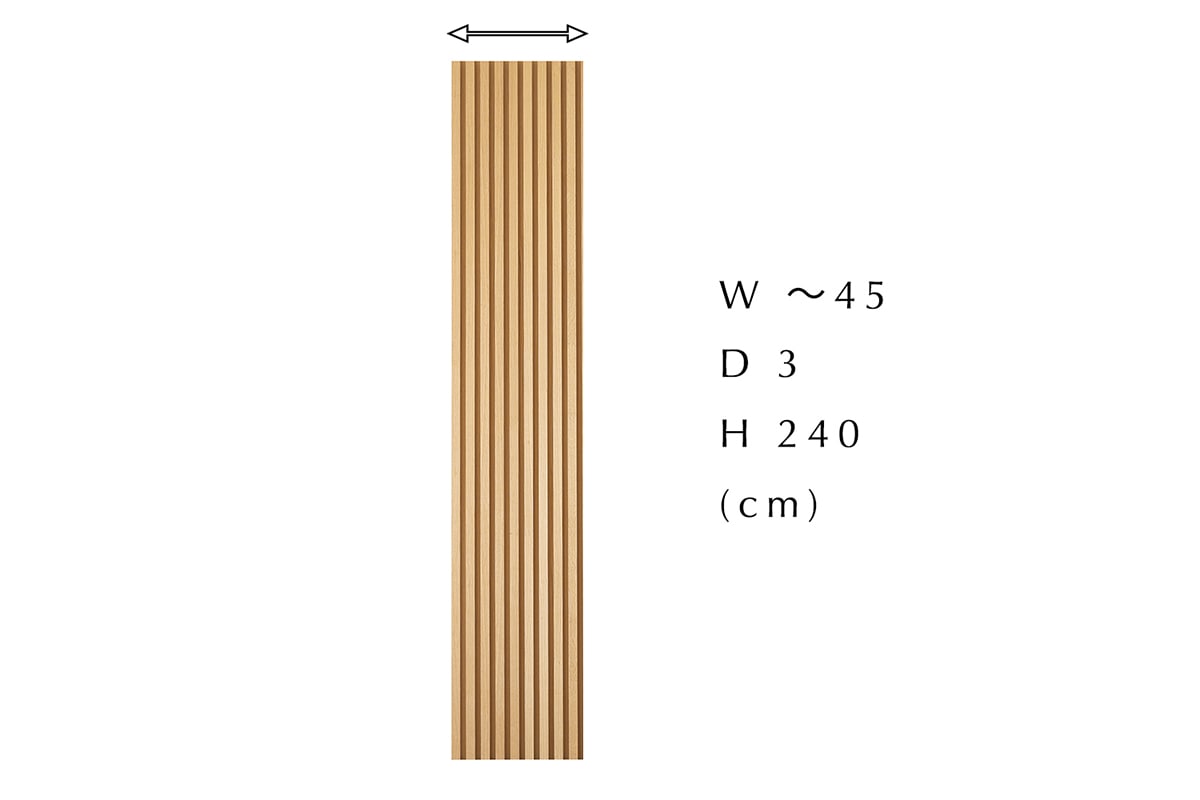 WOOD RIB PANEL ウッドリブパネル デラックスタイプ オーダーパネル W
