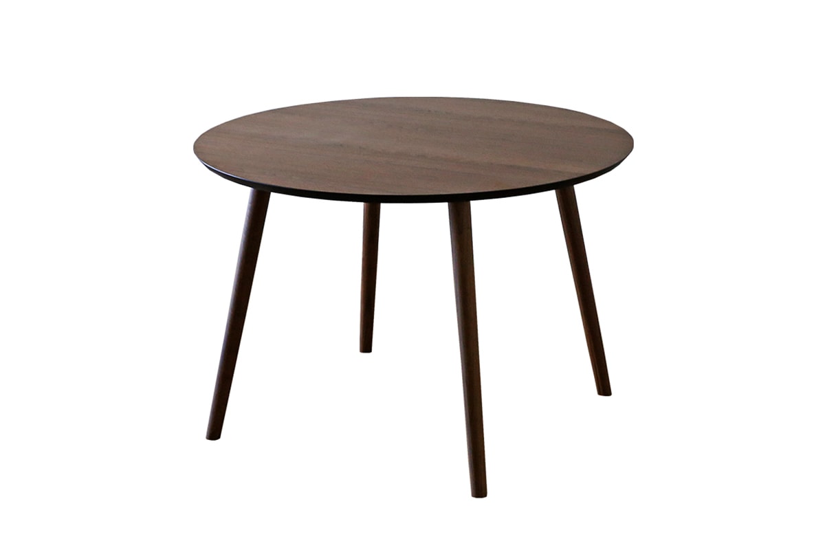 MALLOON DINING TABLE Φ105 ウォルナット