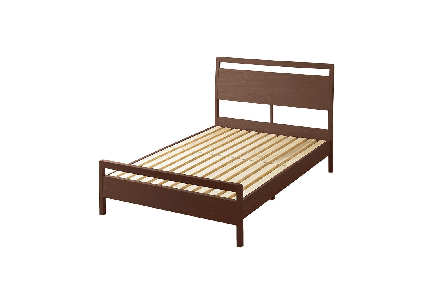 MARK BED マーク シングル ウォルナット【欠品中：入荷日未定につきお