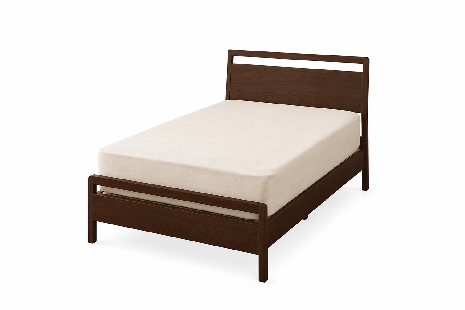 MARK BED マーク シングル ウォルナット