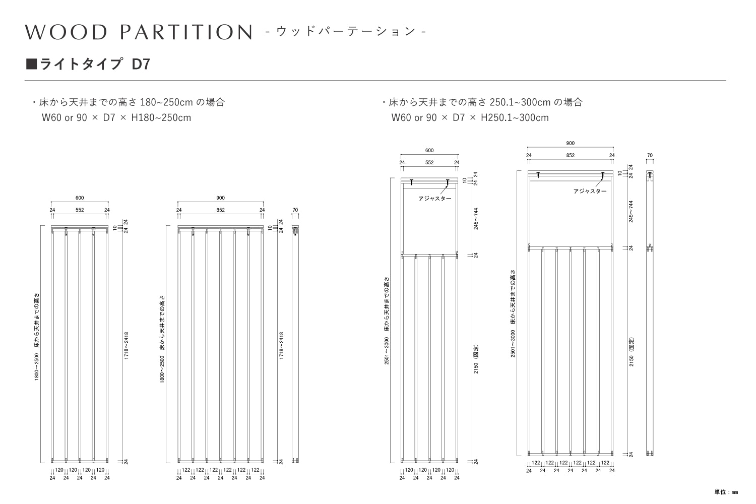 パーテーション