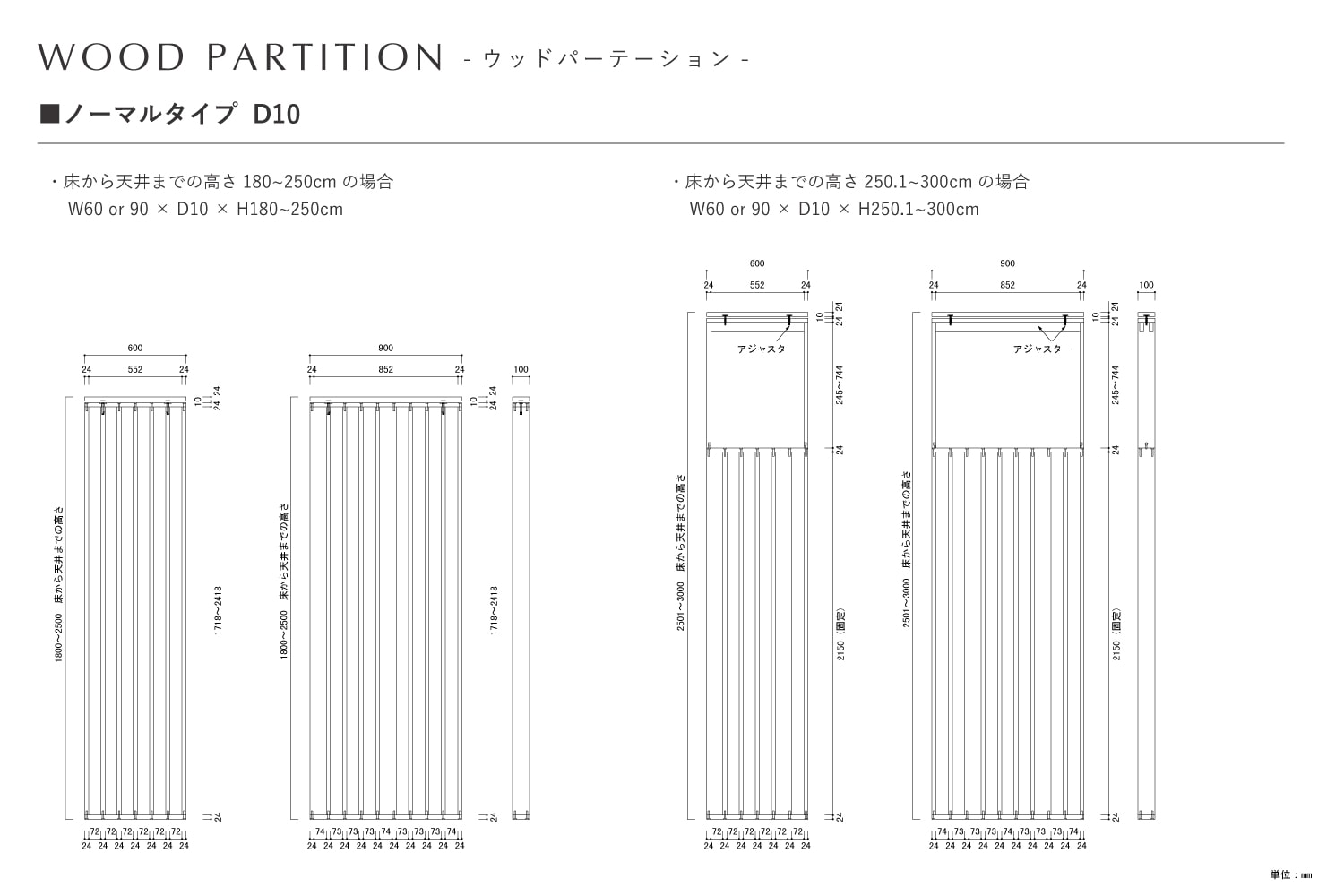 パーテーション