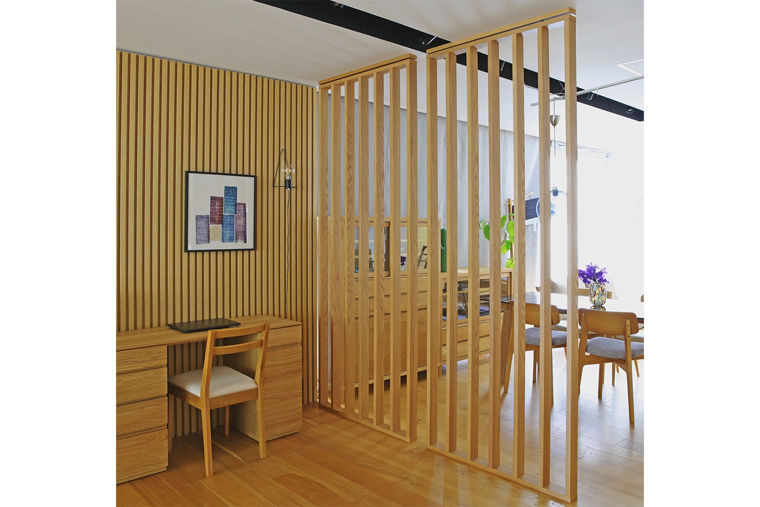 WOOD PARTITION ウッドパーテーション ライトタイプ(D7) W60×H180