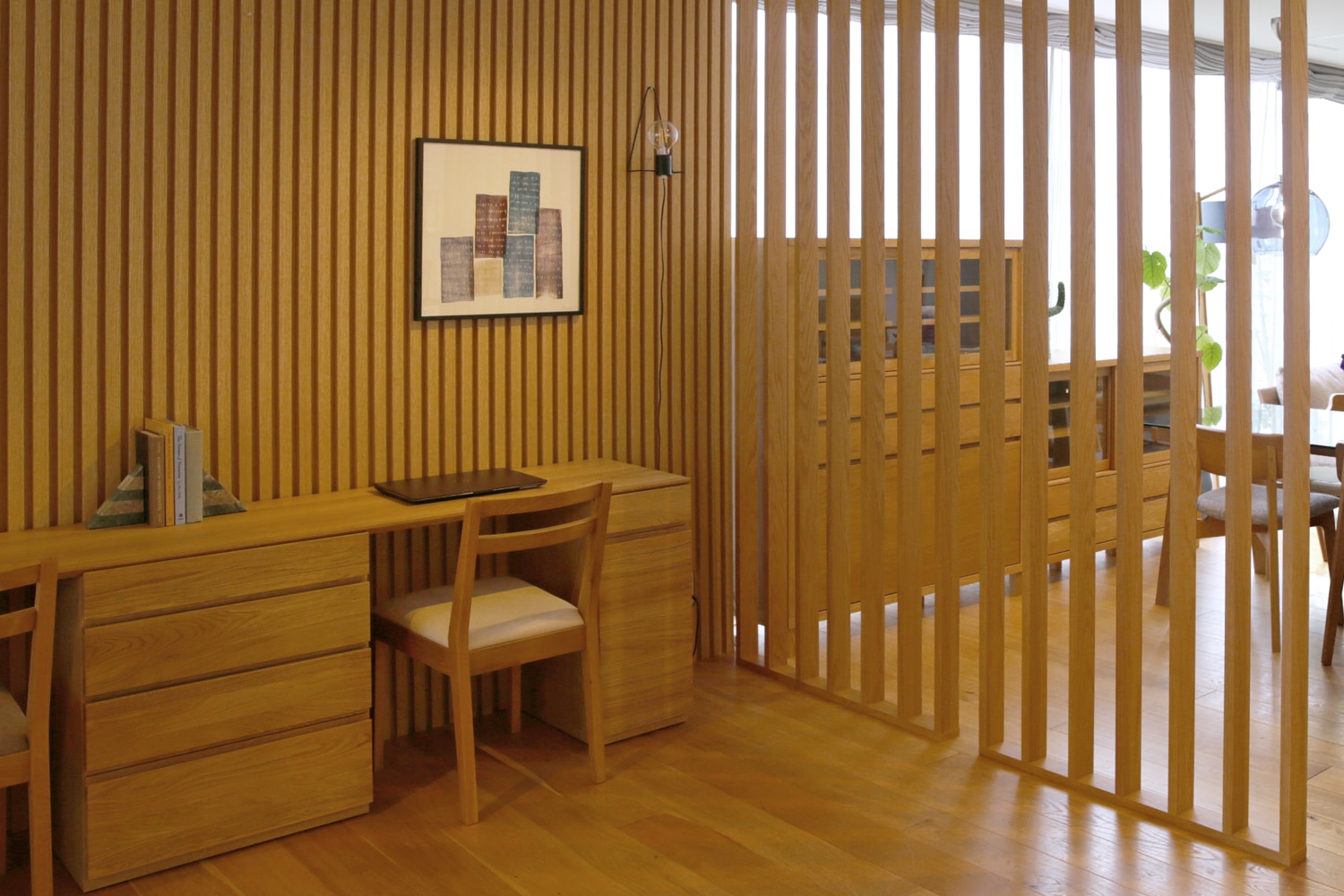 WOOD PARTITION ウッドパーテーション ライトタイプ(D7) W60×H180