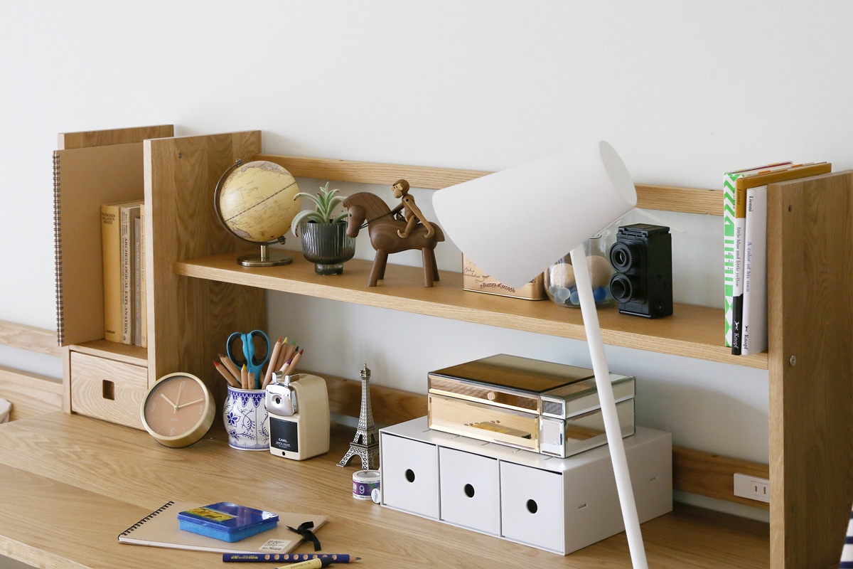 ホワイトオークのデスクイメージ