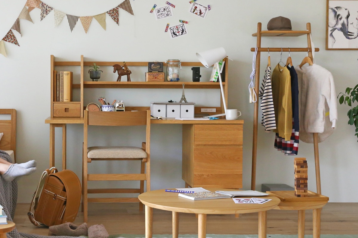 ホワイトオークのデスク