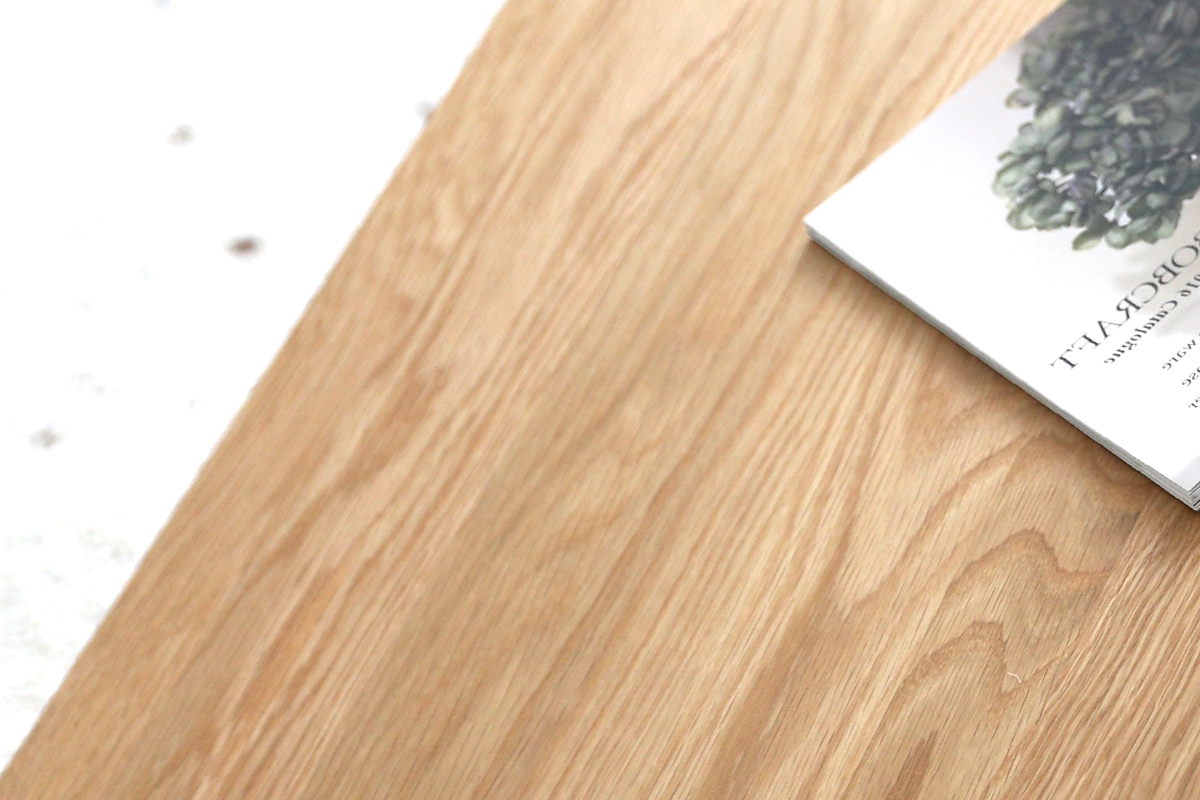 ホワイトオークのテーブル