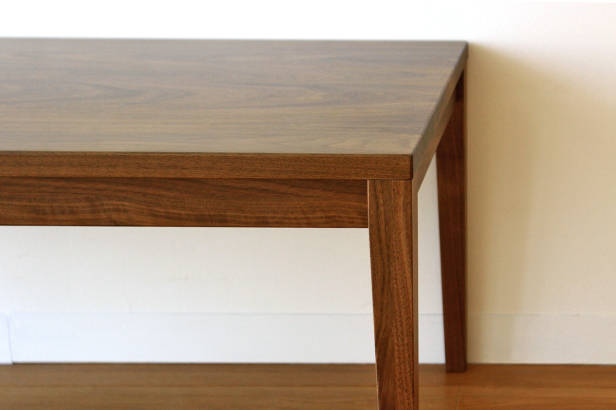 ホワイトオークのテーブル