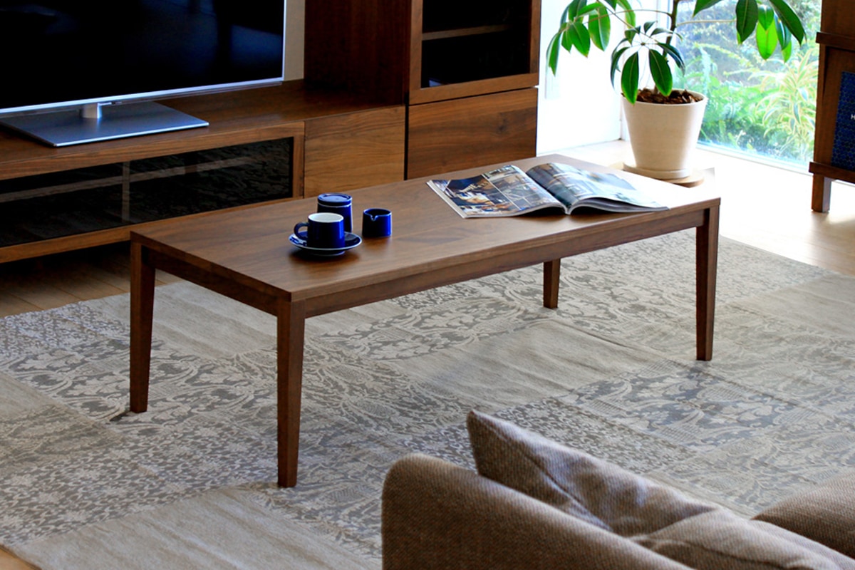 ホワイトオークのリビングコーディネート