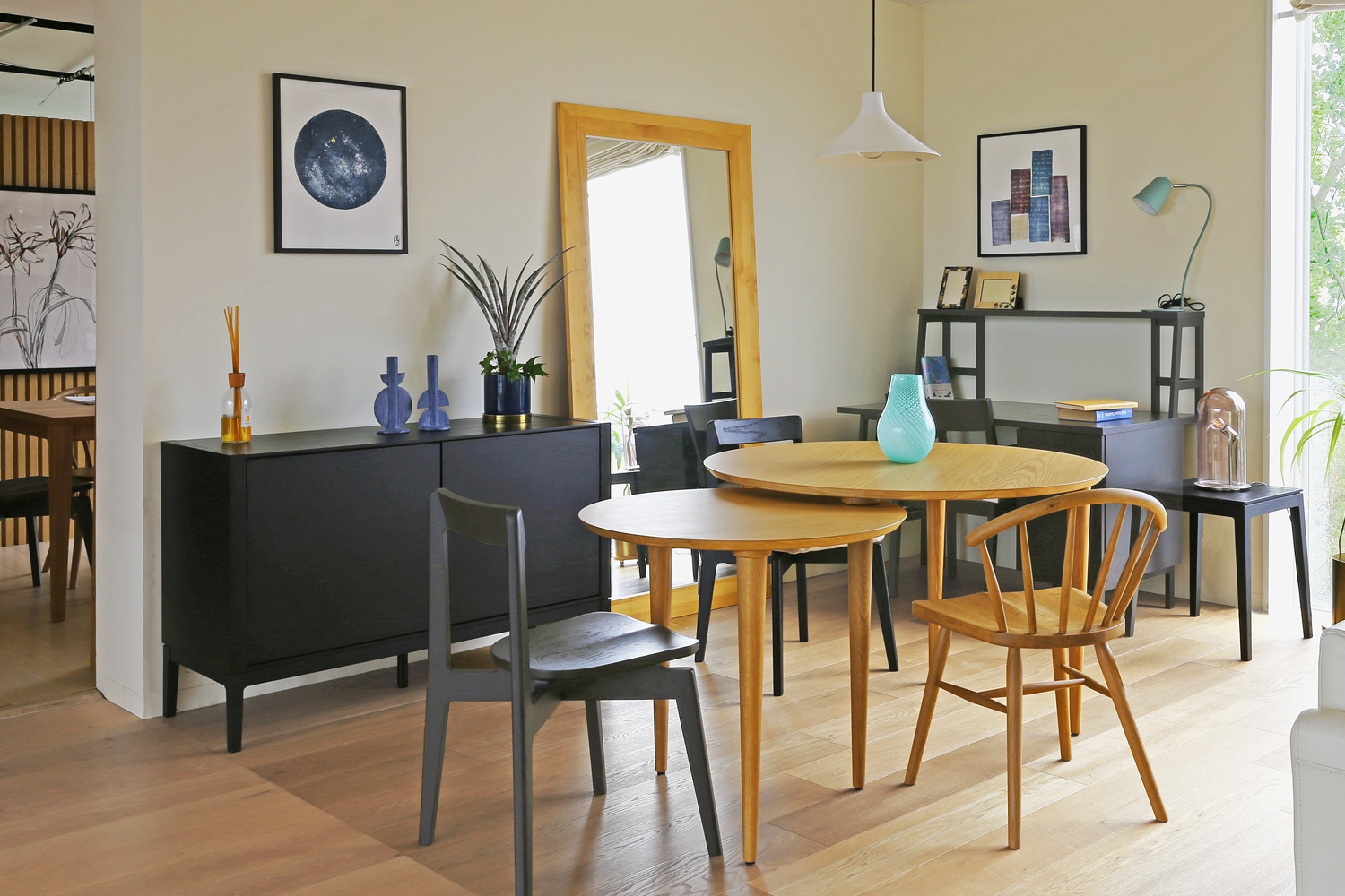 PLAIN MIRROR 89 LARGE オーク