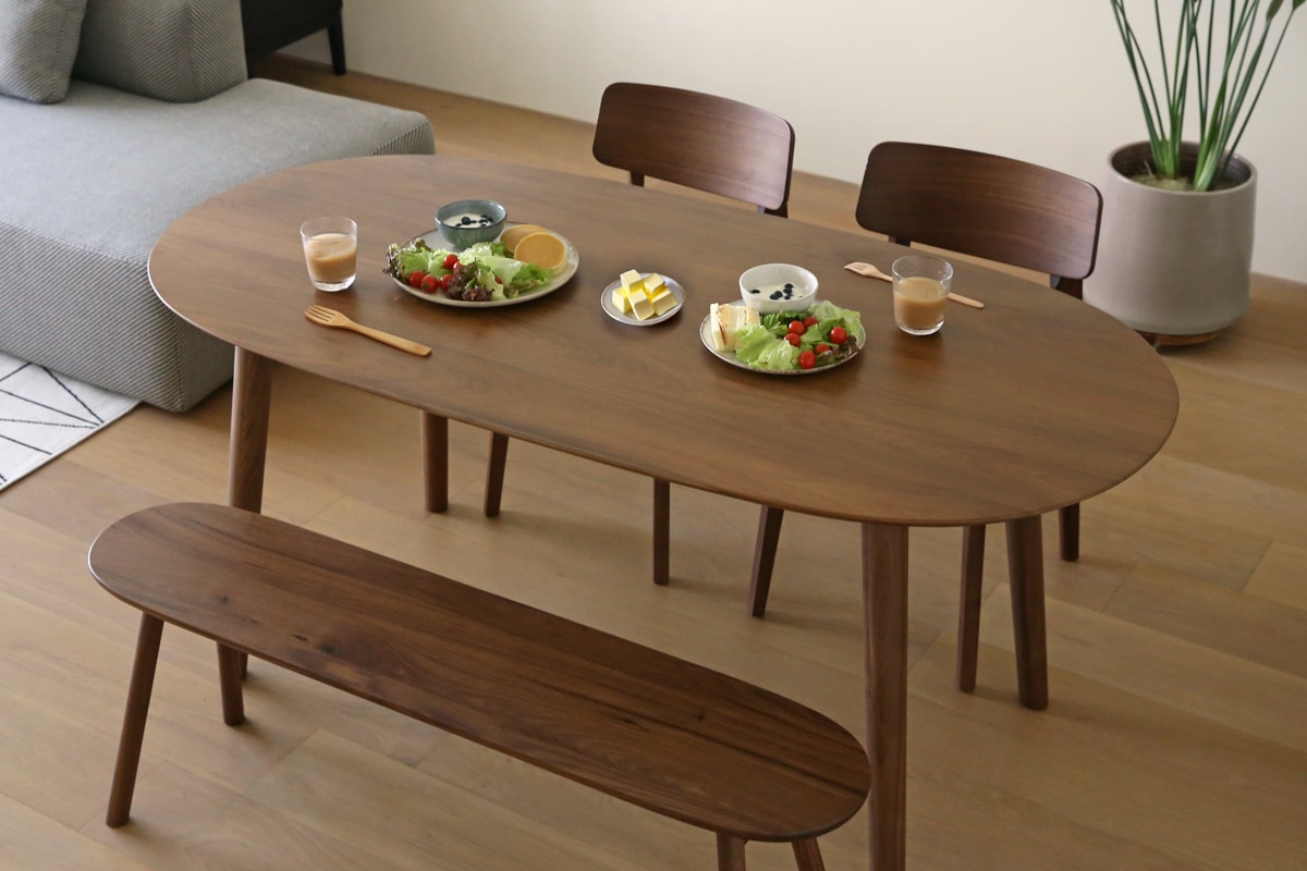 NOBRAND9.4DT1デビッド木下モデル RUBE DINING TABLE ウォルナット