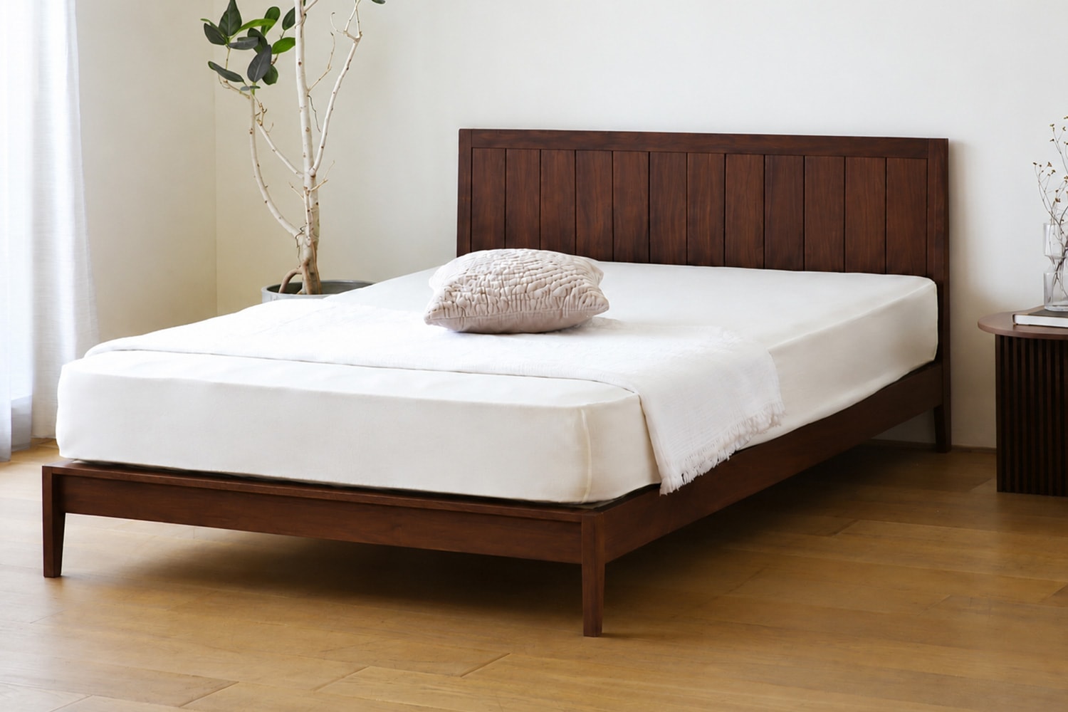 THOMSON BED トムソン ダブル ウォルナット