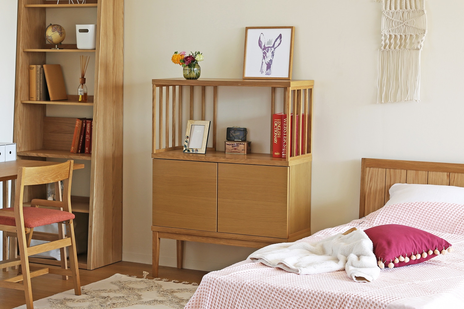 ブルーのソファ