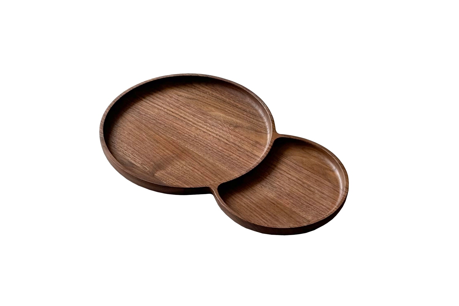 WOOD TRAY ウッドトレイ バルーントレイ2連 オーク/ウォルナット