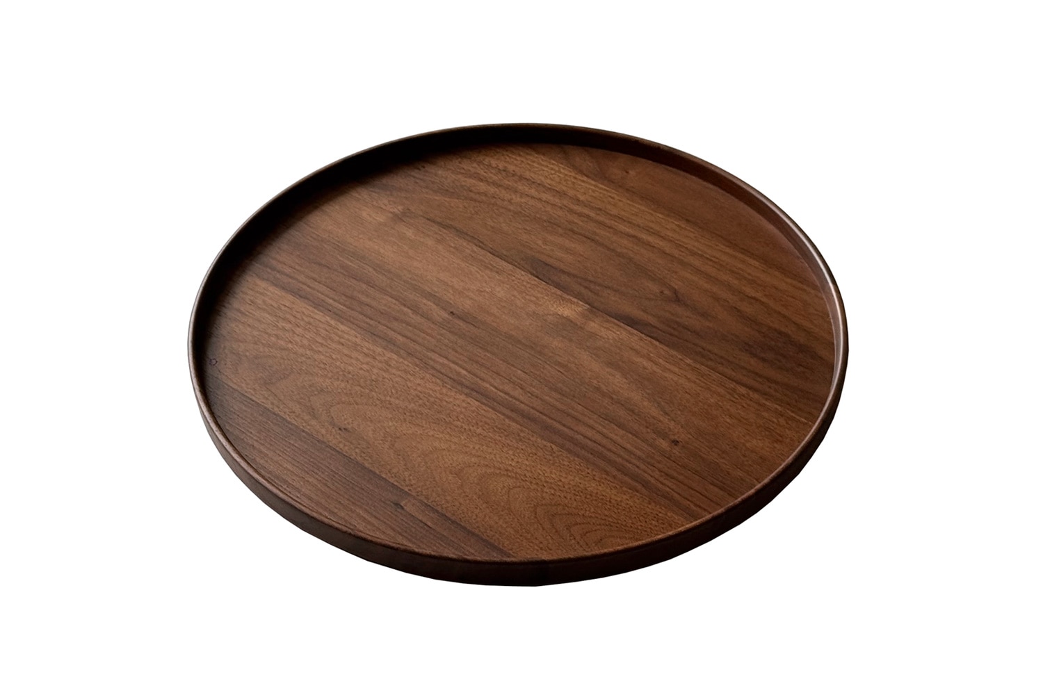 WOOD TRAY ウッドトレイ ラウンドトレイφ38cm オーク/ウォルナット
