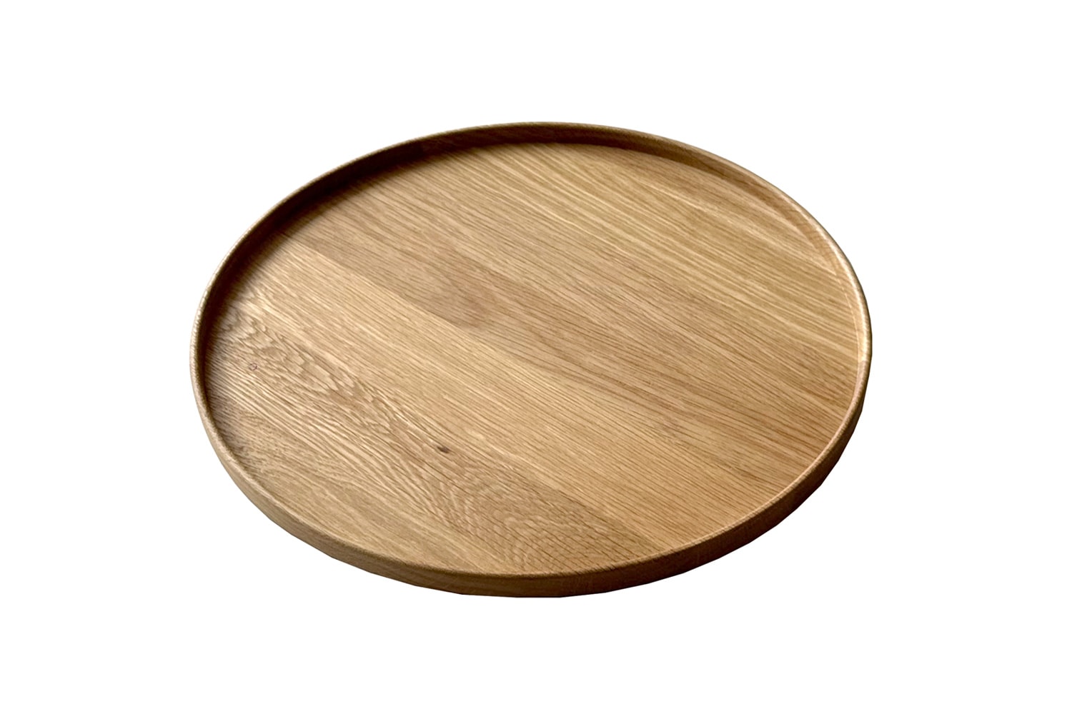WOOD TRAY ウッドトレイ ラウンドトレイφ38cm オーク/ウォルナット