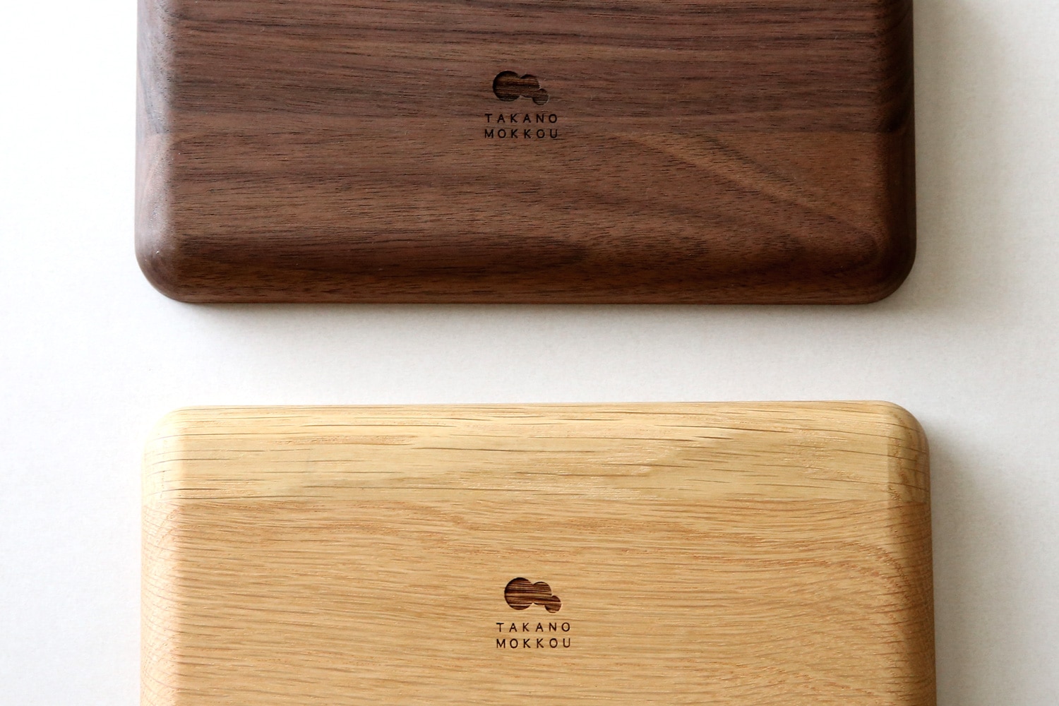 新品ウォールナットトレイセット WOOD TRAY ウッドトレイ スクエアトレイ オーク/ウォルナット