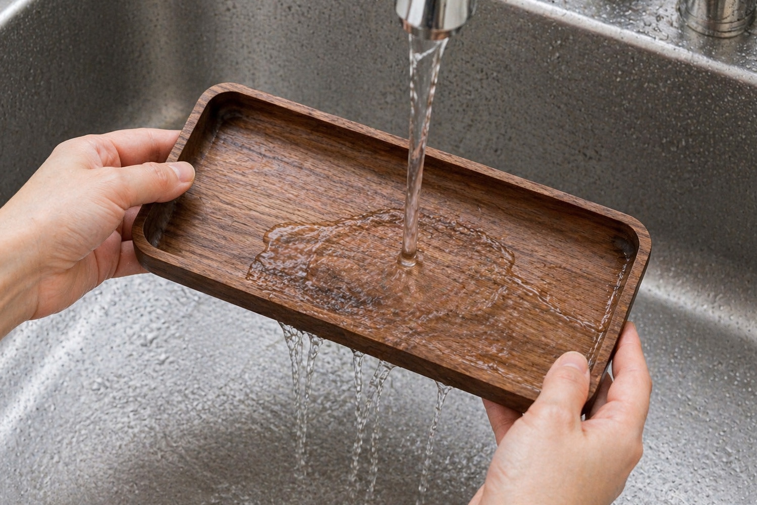 WOOD TRAY ウッドトレイ スクエアトレイ オーク/ウォルナット