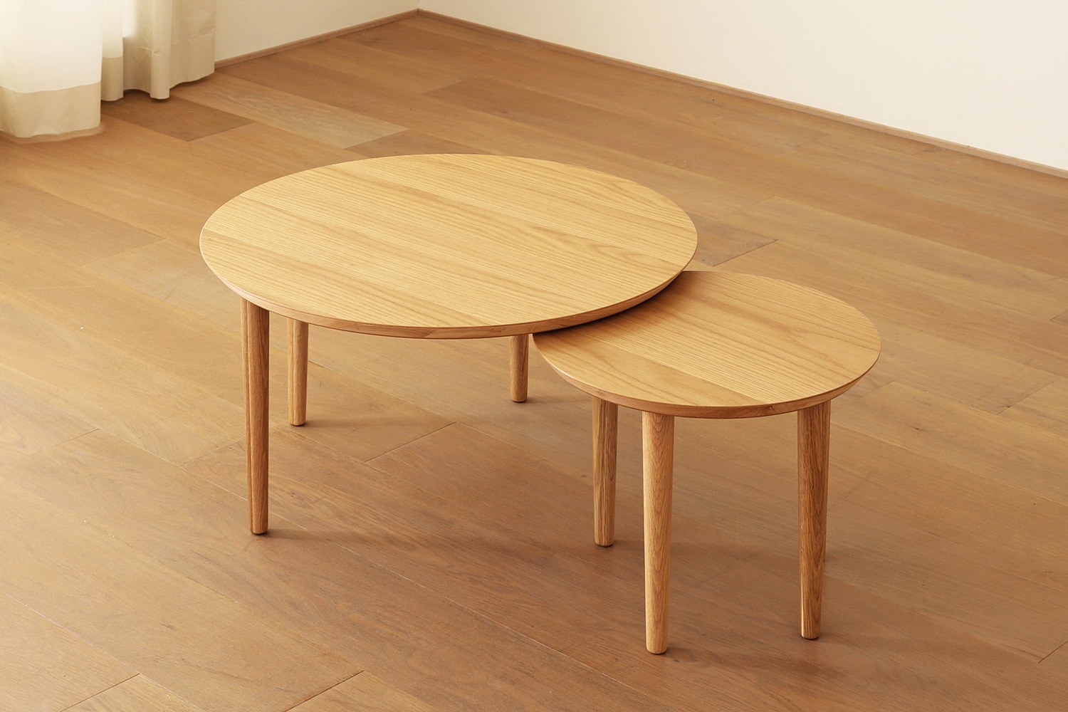 ホワイトオークの寝室コーディネート