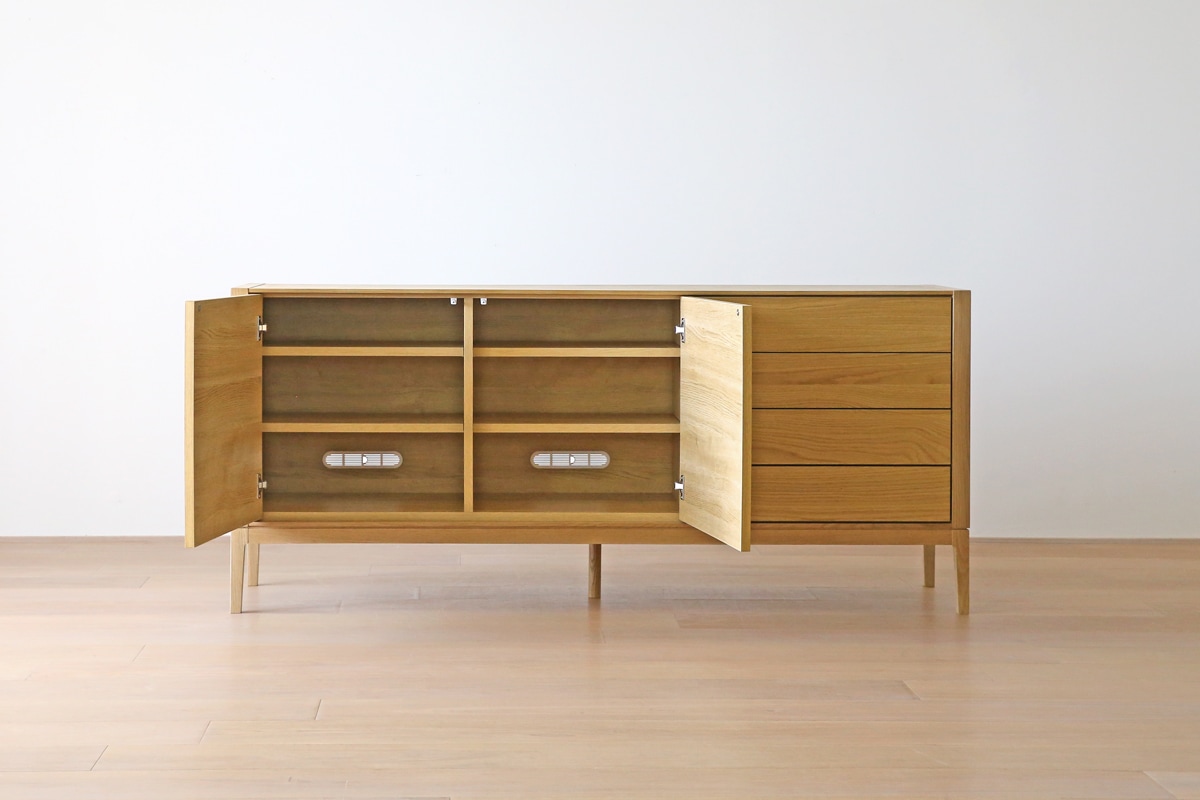 ホワイトオークの木目