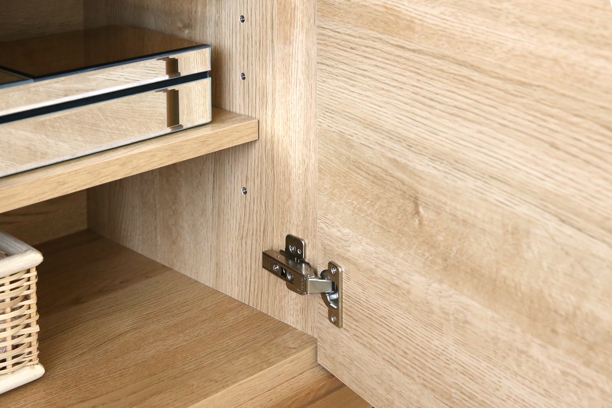 ホワイトオークの木目