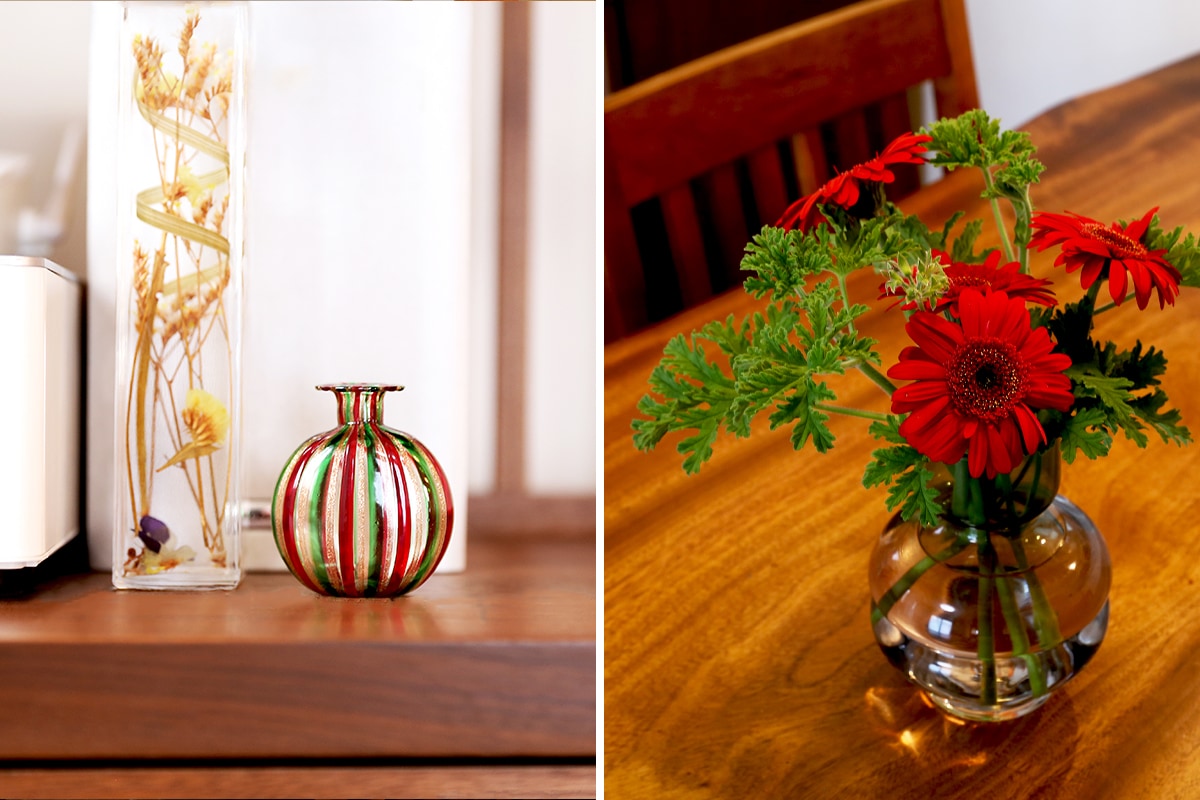 花瓶と植物