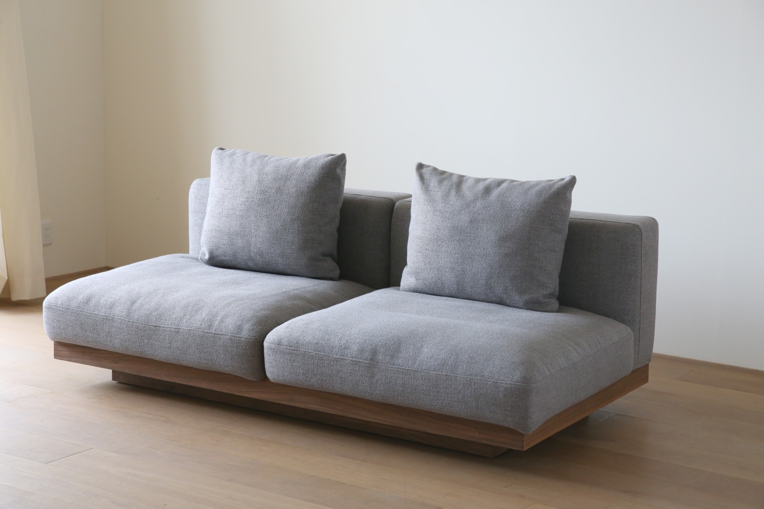 20％OFF】【1台限り】【本社直営店】LANA SOFA 3人掛け グレー オーク/