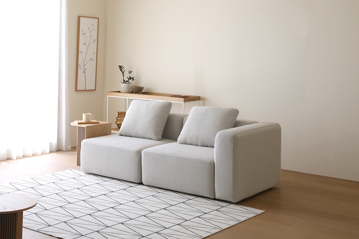 スモワ ソファ シーズロン 左肘 ベージュ 5ヶ月使用 スモワ ソファ シーズロン 左肘 ベージュ 5ヶ月使用