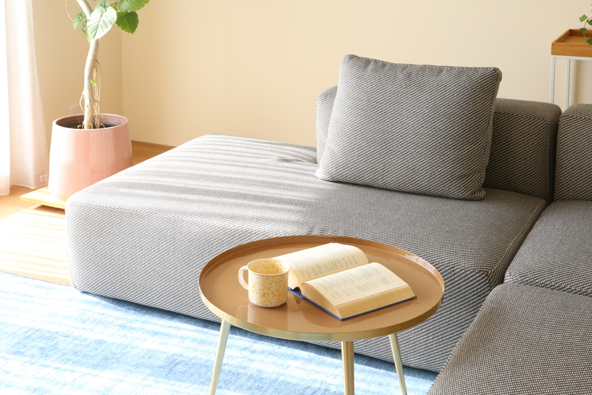 ローソファ リビングコーディネート