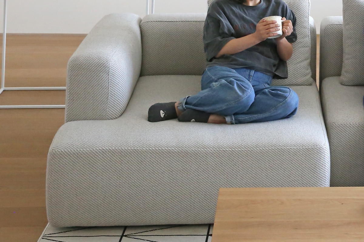 SUMOWA SOFA スモワ シェーズロング（左肘）ベージュ