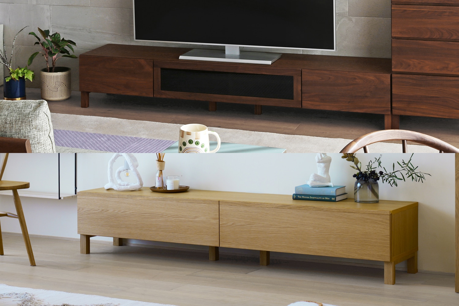 LECCE レッチェ 180ローボード OAK