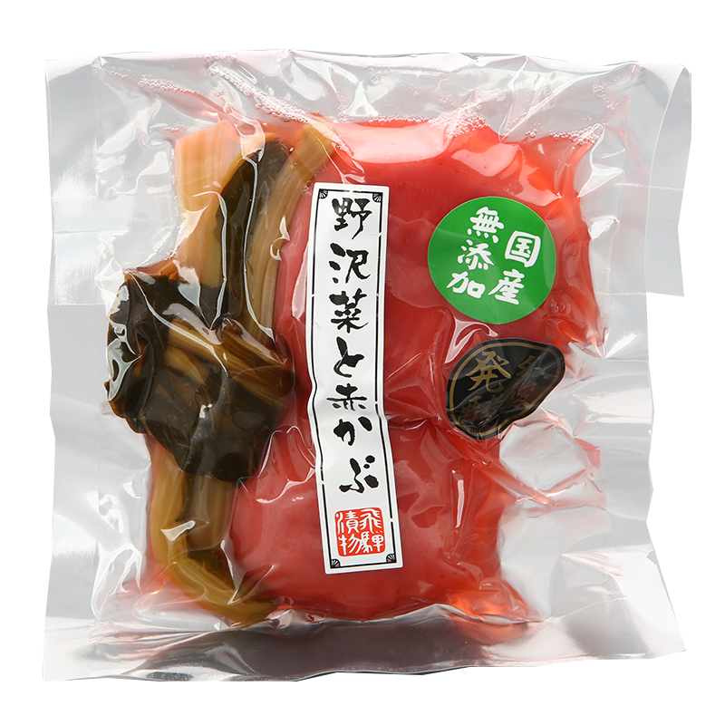 無添加 野沢菜と赤かぶ 170g