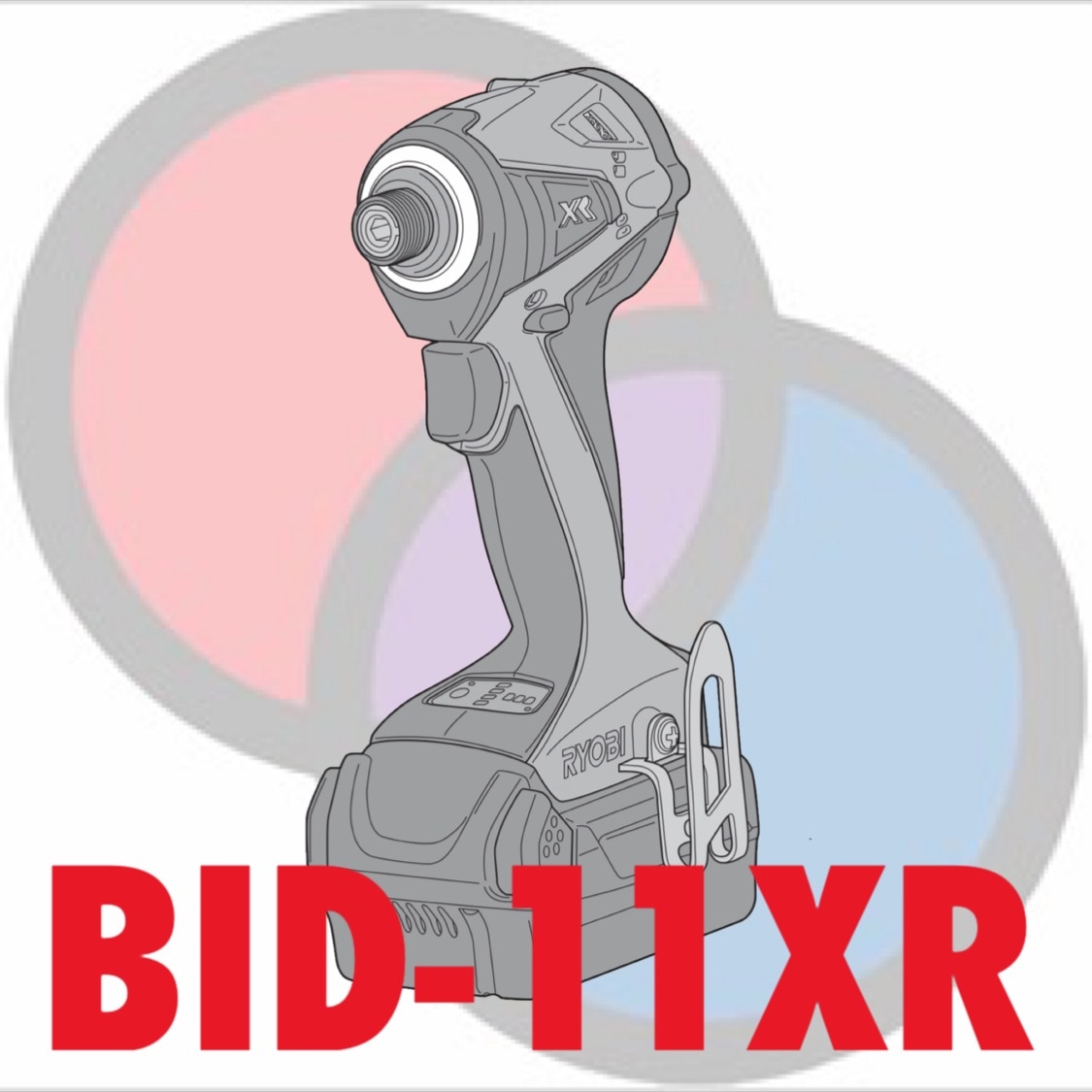 リョービ充電式インパクトドライバ BID-11XR バッテリ×2＋充電器