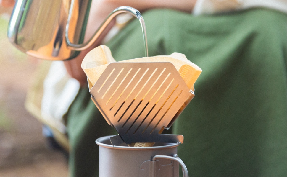 組み立て式のステンレス製ドリッパー