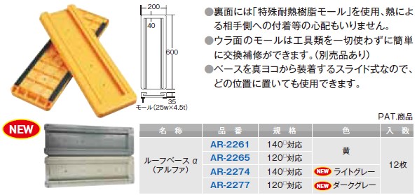 ルーフベースα 12枚入り｜新品中古の足場・仮設資材の販売サイト