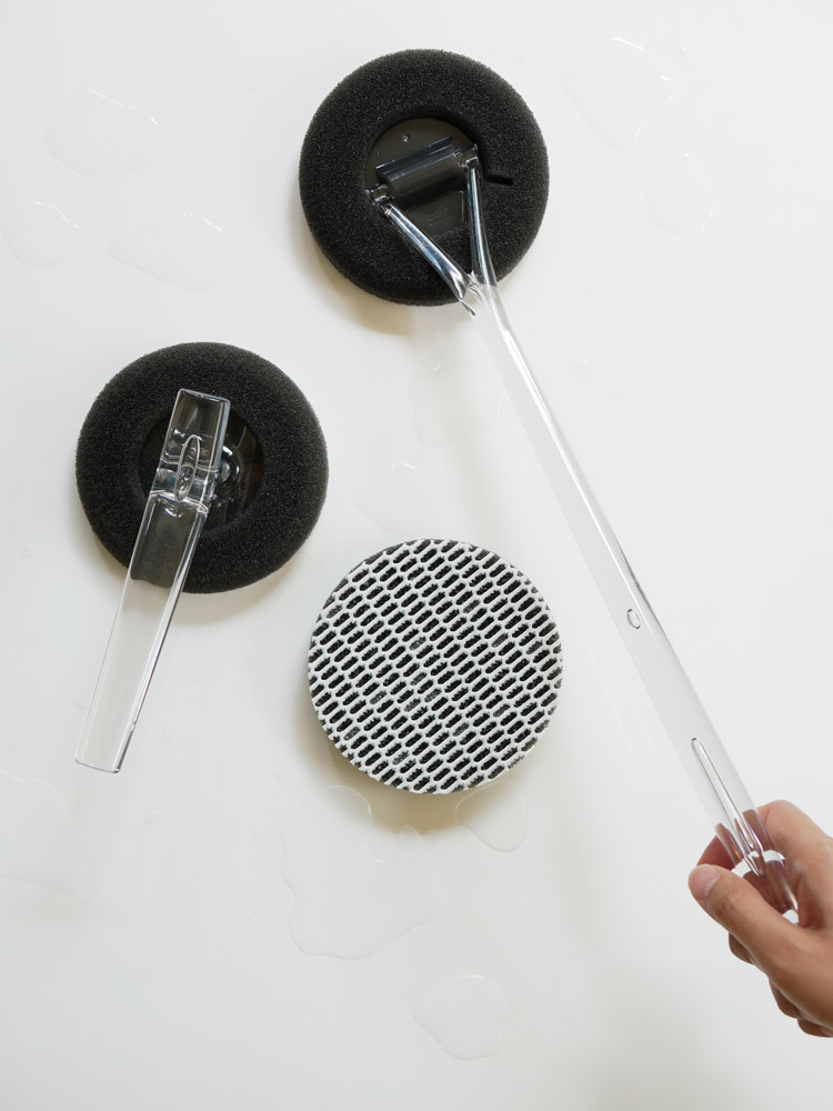 ティディのミクロブラシ付きバススポンジ