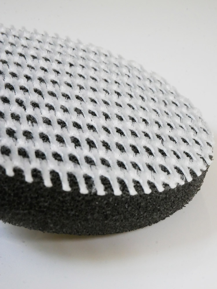 オーバル型メッシュ柄のティディバススポンジ