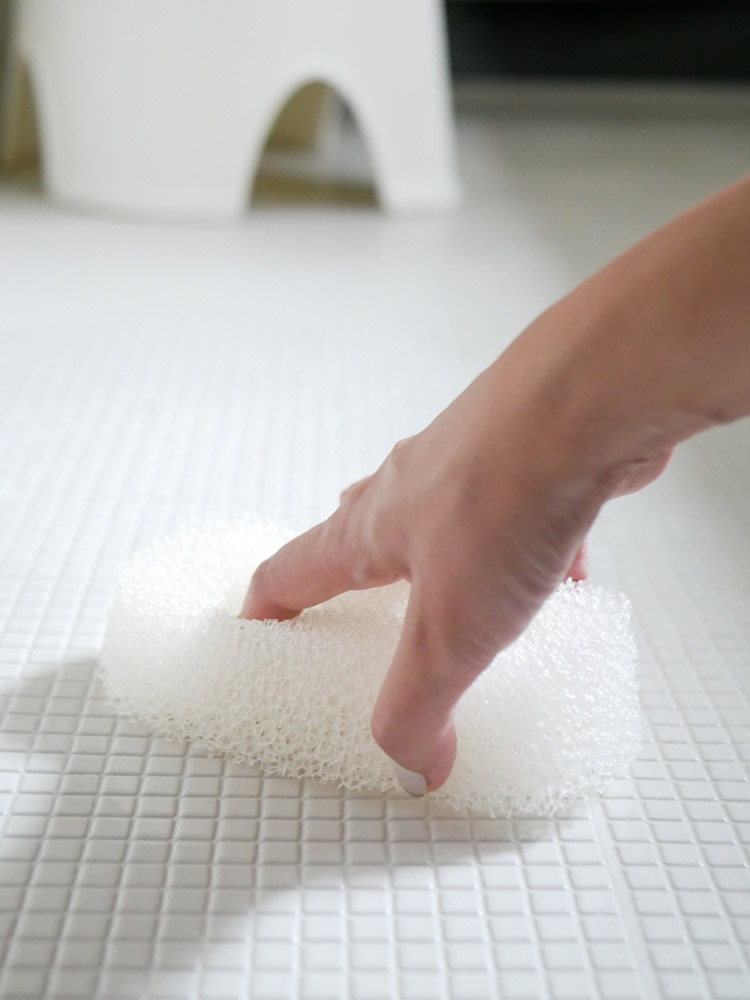 マーナの柄付きお風呂用スポンジ