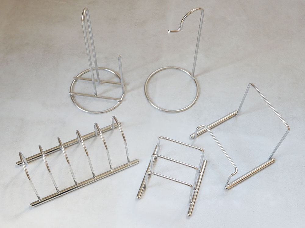 SALUS製デイリーペーパーホルダー、18-8ステンレス製、縦130mm × 横130mm × 高さ275mm、日本製