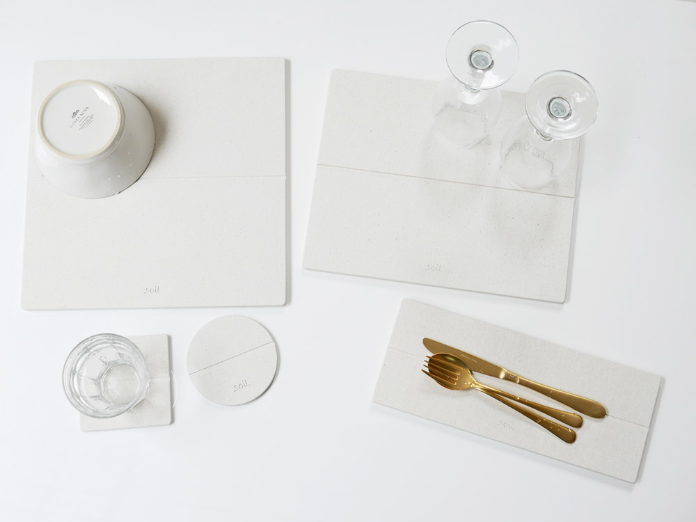 soil GEM ドライングボードと食器のセット