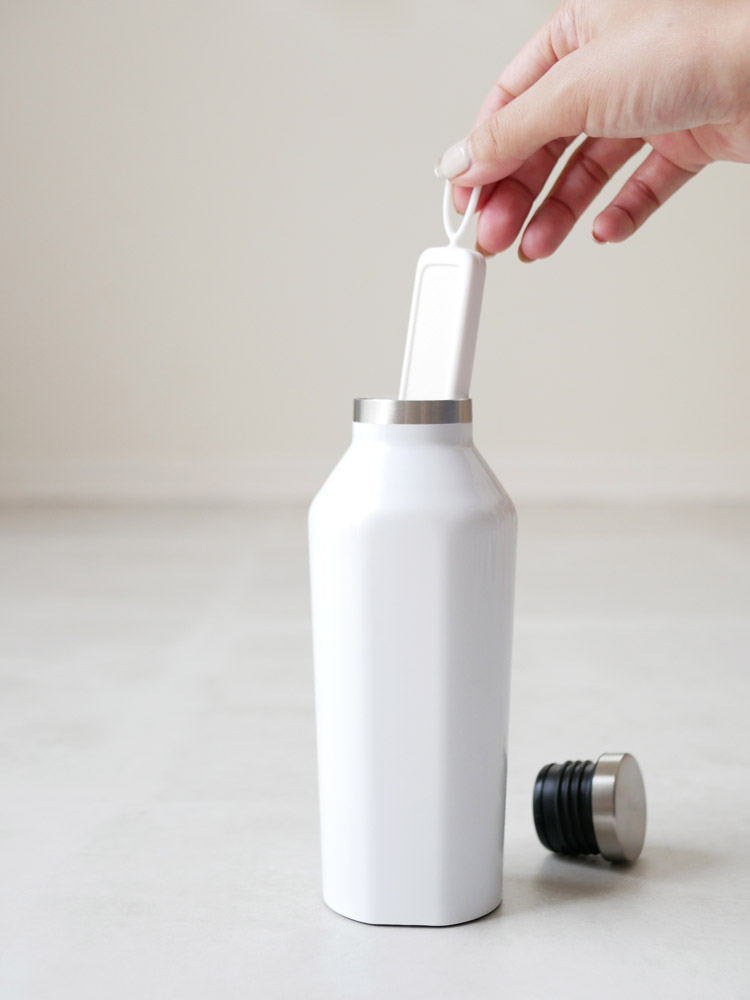 ボトル乾燥スティック、セラミック本体とシリコーンカバー