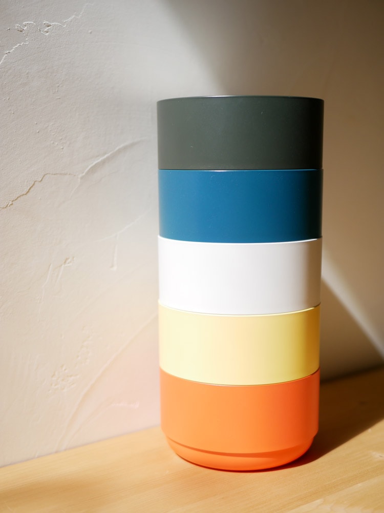 塗装されたプラスチックの円柱形キッズマグ