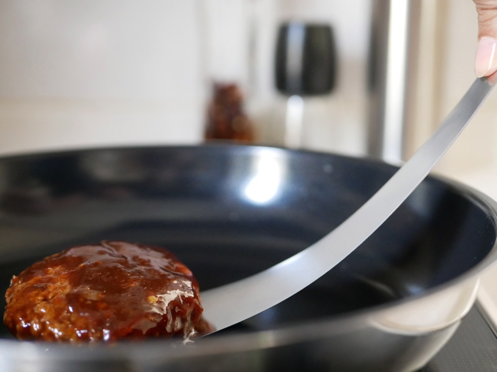 ステンレス製の調理用スパチュラ