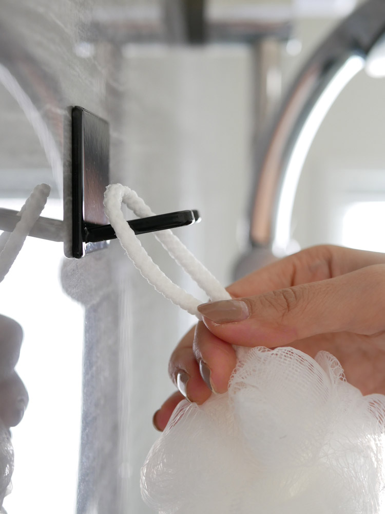 タワー製銀色マグネットバスルームホルダー